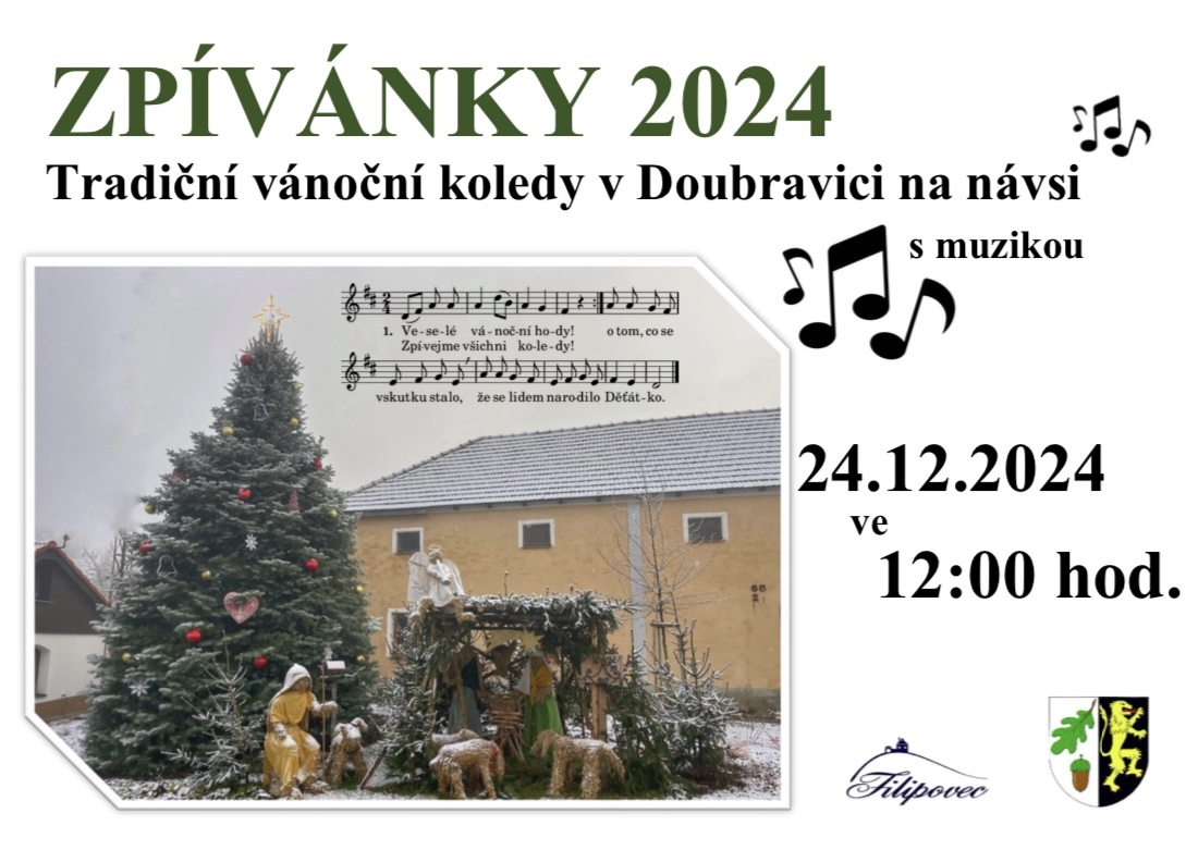 POZVÁNKA - TRADIČNÍ ZPÍVANKY 2024 24.12.2024